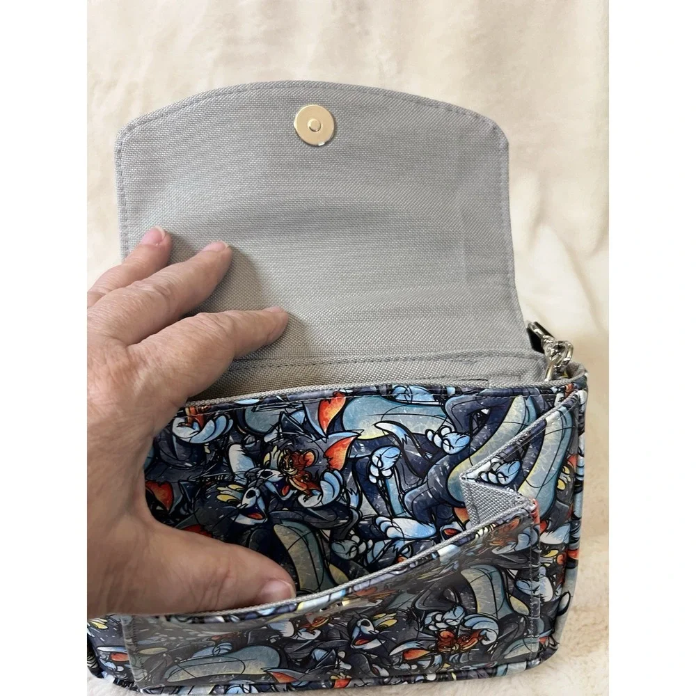 New Tom And Jerry Cross Body Crossbody Bag Purse NWOT